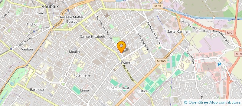 localisation de l'entreprise MONSIEUR MORGAN LEDIEU  ROUBAIX