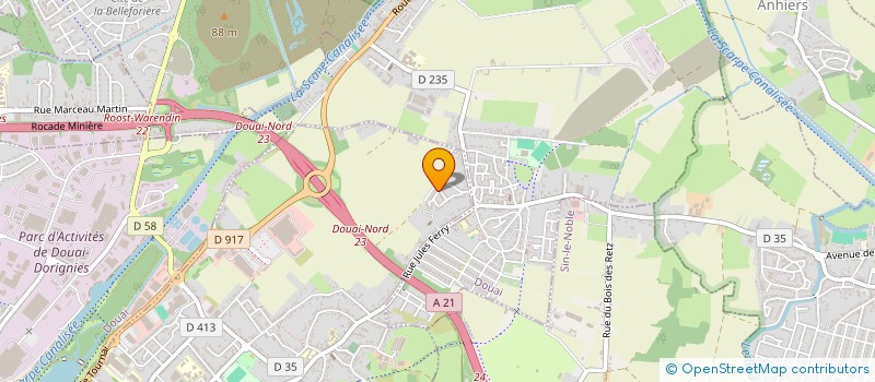 localisation de l'entreprise MONSIEUR MORGAN LEFRANC  WAZIERS