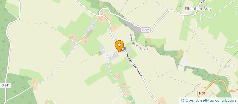 localisation de l'entreprise MONSIEUR MORGAN LEGENDRE  BEAUVOIR-EN-LYONS