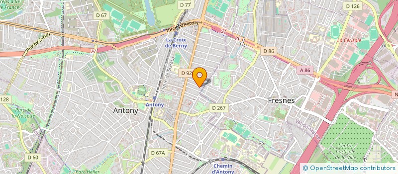 localisation de l'entreprise MONSIEUR MORGAN LEMONNIER à ANTONY