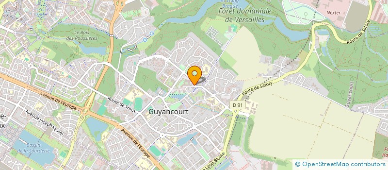 localisation de l'entreprise MONSIEUR MORGAN LEROUX  GUYANCOURT