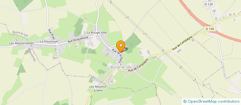 localisation de l'entreprise MONSIEUR MORGAN LHERBIER  BUIRE-LE-SEC