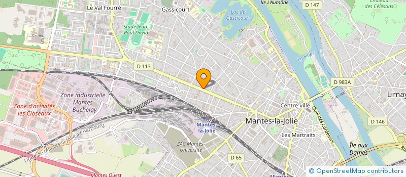 localisation de l'entreprise MONSIEUR MORGAN LHERITIER  MANTES-LA-JOLIE