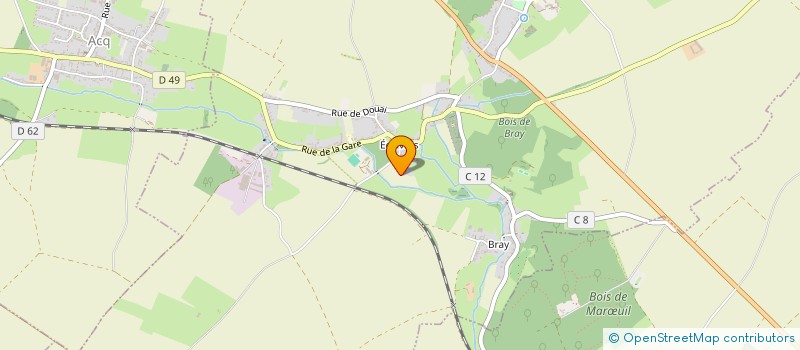 localisation de l'entreprise MONSIEUR MORGAN LHOMME  MONT-SAINT-ELOI