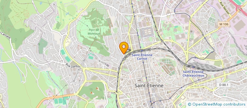 localisation de l'entreprise MONSIEUR MORGAN LOPET  SAINT-ETIENNE