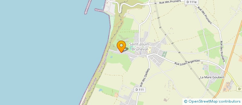 localisation de l'entreprise MONSIEUR MORGAN MAILLARD  SAINT-JOUIN-BRUNEVAL
