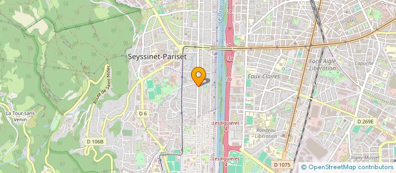 localisation de l'entreprise MONSIEUR MORGAN MALDERA  SEYSSINET-PARISET