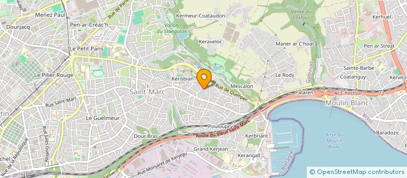 localisation de l'entreprise MONSIEUR MORGAN MANSOURI  LANDERNEAU