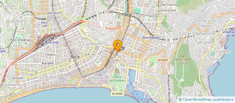 localisation de l'entreprise MONSIEUR MORGAN MANZI à NICE