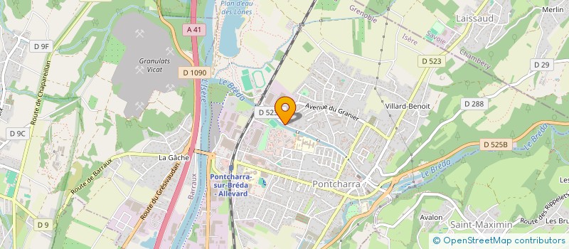 localisation de l'entreprise MONSIEUR MORGAN MARIN PALACIOS  PONTCHARRA