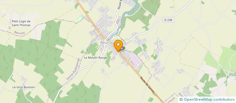 localisation de l'entreprise MONSIEUR MORGAN MARSAY  BEURLAY