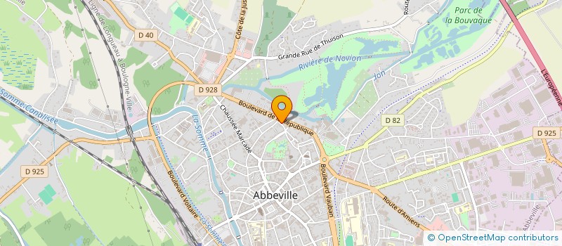 localisation de l'entreprise MONSIEUR MORGAN MARSEILLE à ABBEVILLE