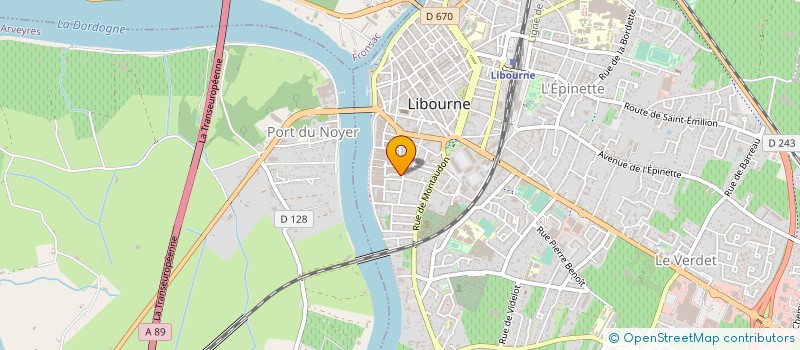 localisation de l'entreprise MONSIEUR MORGAN MENZER à LIBOURNE