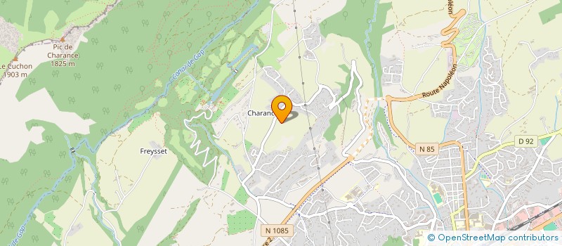 localisation de l'entreprise MONSIEUR MORGAN MESSAGER  GAP