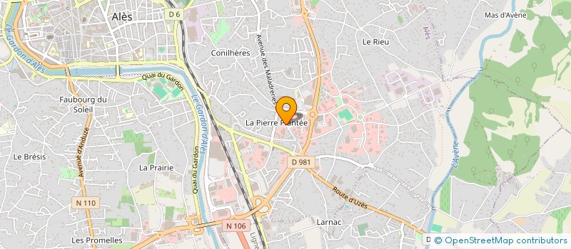 localisation de l'entreprise MONSIEUR MORGAN MICHEL à ALES