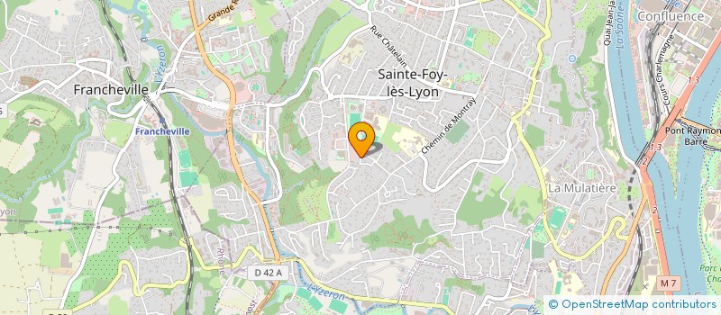 localisation de l'entreprise MONSIEUR MORGAN MOLLARD  SAINTE-FOY-LES-LYON