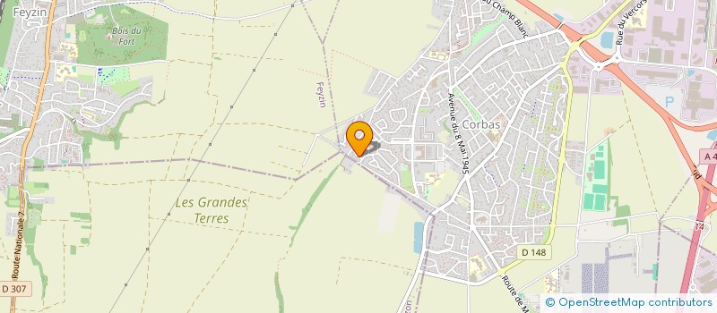 localisation de l'entreprise MONSIEUR MORGAN MONNEL à CORBAS