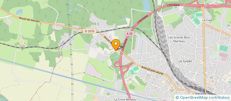 localisation de l'entreprise MONSIEUR MORGAN MORLAC  VIERZON