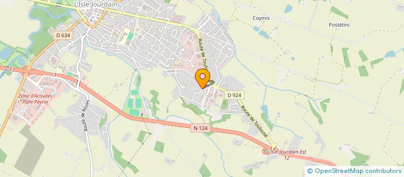 localisation de l'entreprise MONSIEUR MORGAN NADAUD  L'ISLE-JOURDAIN