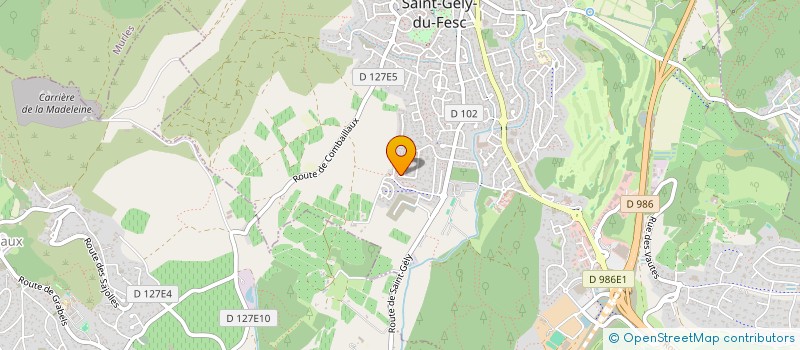 localisation de l'entreprise MONSIEUR MORGAN PALANCADE  SAINT-GELY-DU-FESC