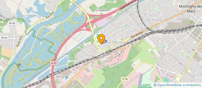 localisation de l'entreprise MONSIEUR MORGAN PAOLETTI  MOULINS-LES-METZ