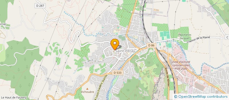 localisation de l'entreprise MONSIEUR MORGAN PAUPIERE  SAINT-PERAY