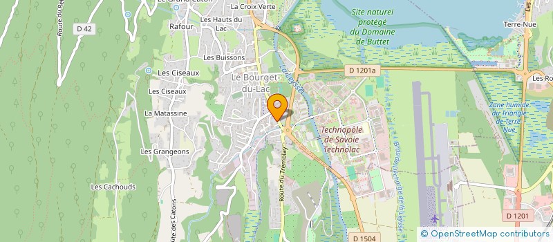 localisation de l'entreprise MONSIEUR MORGAN PERNOUD  LE BOURGET-DU-LAC