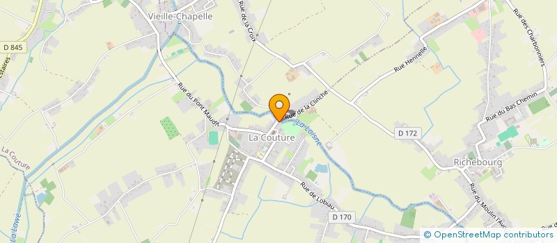 localisation de l'entreprise MONSIEUR MORGAN PETIT  LA COUTURE