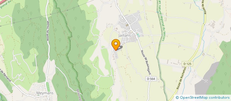 localisation de l'entreprise MONSIEUR MORGAN PEYSSON  JAILLANS