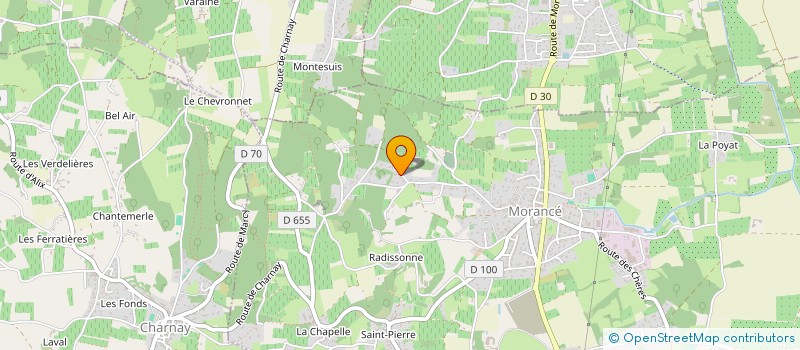 localisation de l'entreprise MONSIEUR MORGAN PIERREFEU  MORANCE