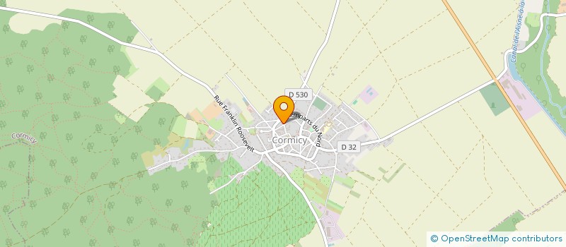 localisation de l'entreprise MONSIEUR MORGAN POMMERON  CORMICY