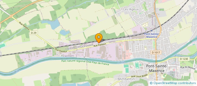 localisation de l'entreprise MONSIEUR MORGAN RABAUT  PONT-SAINTE-MAXENCE