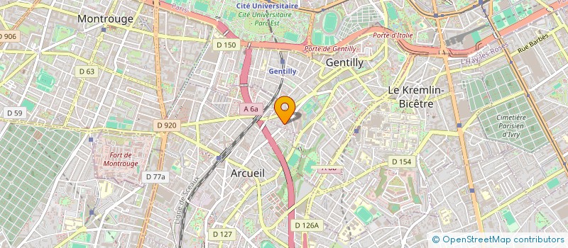 localisation de l'entreprise MONSIEUR MORGAN RAFFALLI à GENTILLY