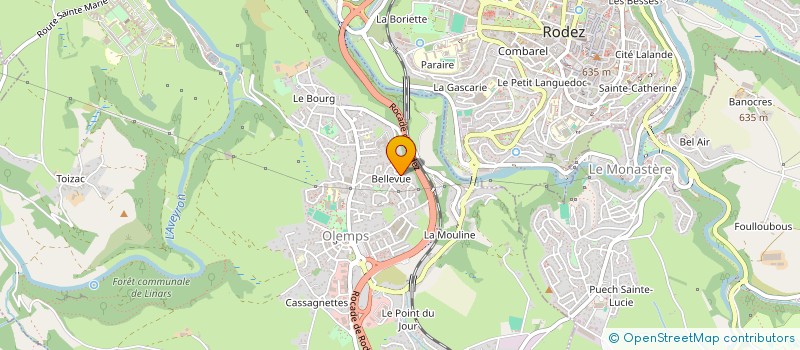 localisation de l'entreprise MONSIEUR MORGAN RAFFIS  OLEMPS