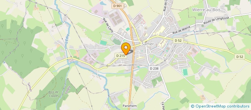 localisation de l'entreprise MONSIEUR MORGAN REGIS DIT DUCHAUSSOY  SAMER