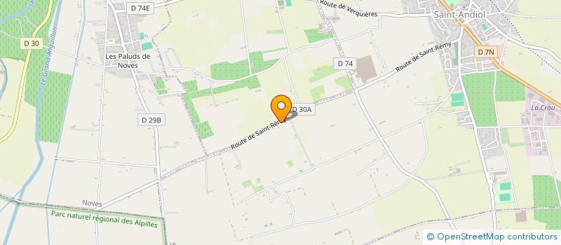 localisation de l'entreprise MONSIEUR MORGAN REY  SAINT-ANDIOL