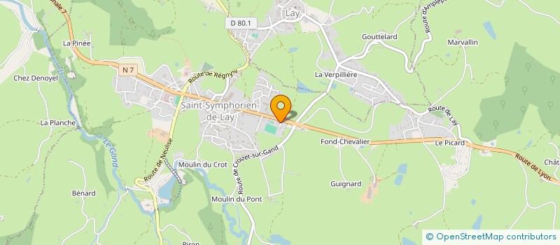 localisation de l'entreprise MONSIEUR MORGAN REYNERI  SAINT-SYMPHORIEN-DE-LAY