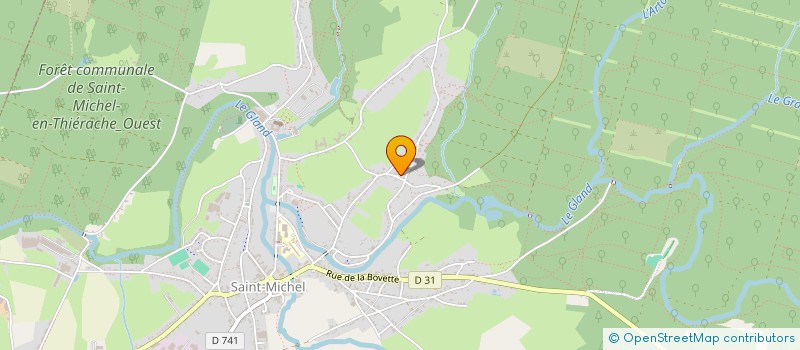 localisation de l'entreprise MONSIEUR MORGAN ROBERT  SAINT-MICHEL