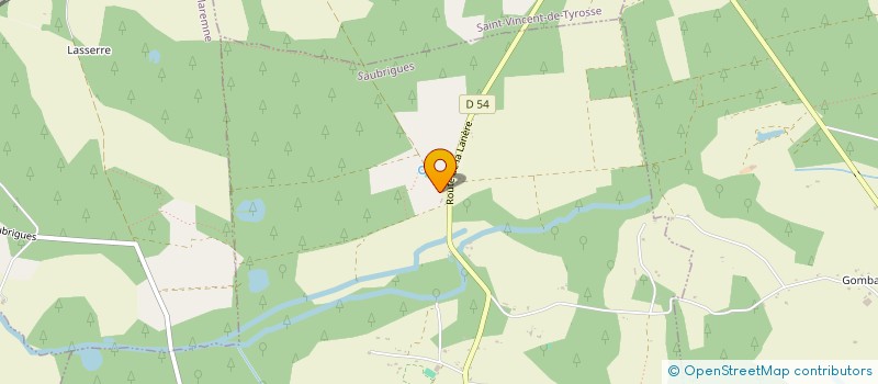 localisation de l'entreprise MONSIEUR MORGAN ROLLIER  SAUBRIGUES