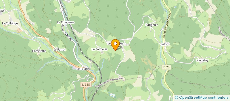 localisation de l'entreprise MONSIEUR MORGAN RONGEAT  POULE-LES-ECHARMEAUX