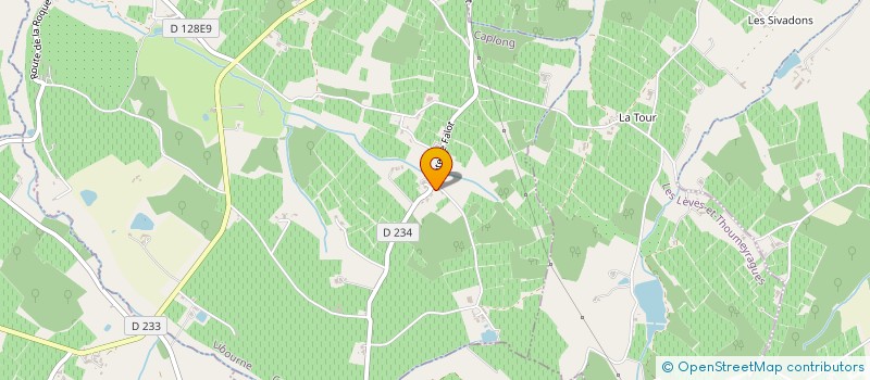 localisation de l'entreprise MONSIEUR MORGAN SAUNIER  CAPLONG