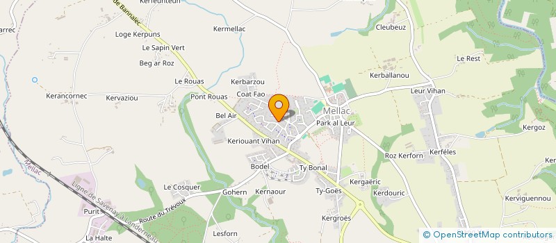 localisation de l'entreprise MONSIEUR MORGAN SAUVERVALD  MELLAC