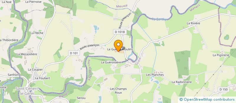 localisation de l'entreprise MONSIEUR MORGAN SAVAETE à SAINT-CENERI-LE-GEREI