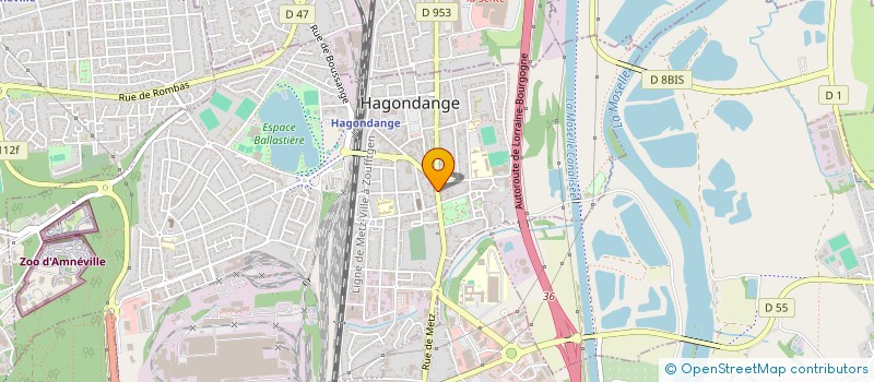 localisation de l'entreprise MONSIEUR MORGAN SCHNEIDER  HAGONDANGE