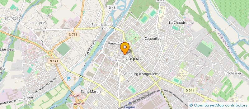 localisation de l'entreprise MONSIEUR MORGAN SIMONOU à COGNAC