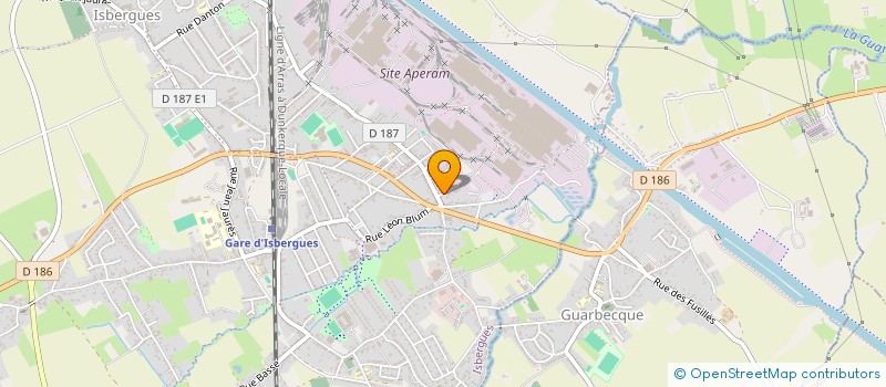 localisation de l'entreprise MONSIEUR MORGAN SINAEVE  ISBERGUES