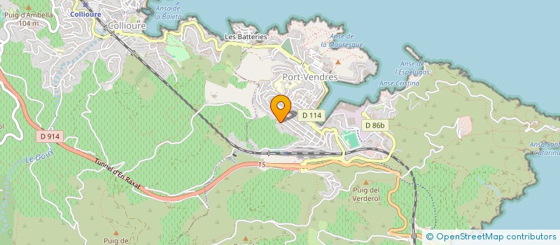 localisation de l'entreprise MONSIEUR MORGAN SORIA  PORT-VENDRES