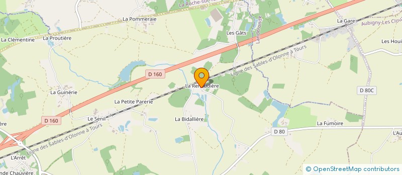 localisation de l'entreprise MONSIEUR MORGAN SOULARD à SAINTE-FLAIVE-DES-LOUPS