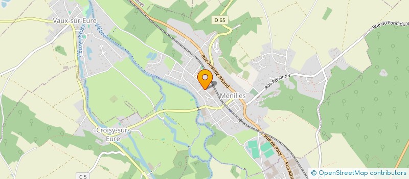 localisation de l'entreprise MONSIEUR MORGAN TAILPIED  MENILLES