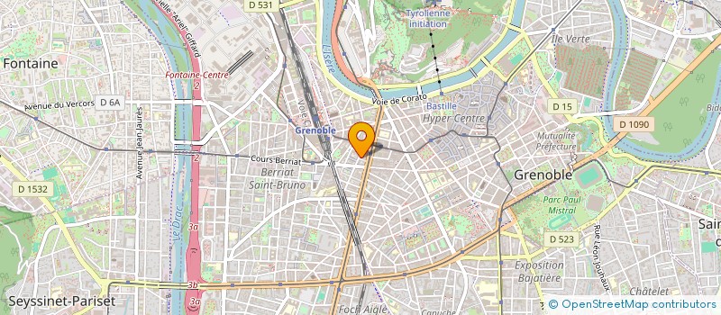 localisation de l'entreprise MONSIEUR MORGAN TEL à GRENOBLE